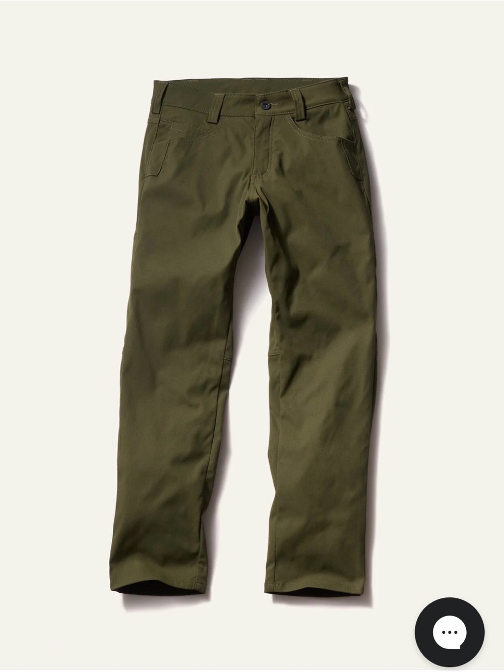 Men's Truewerk Edo Olive Green Stretch Jeans